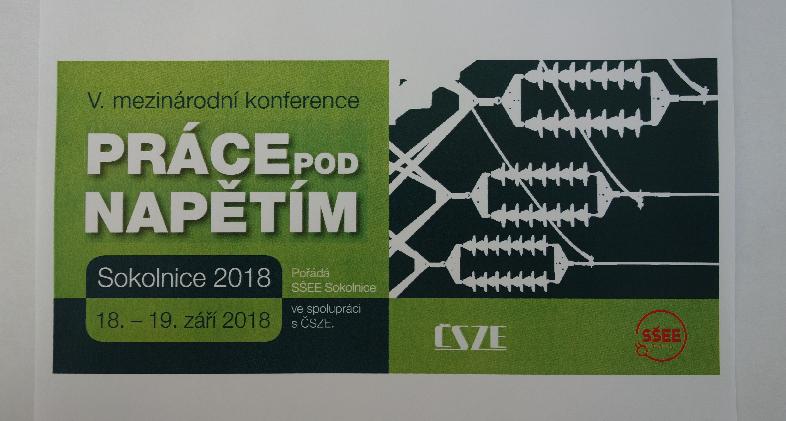 V. Mezinárodní konference Práce pod napětím Sokolnice 2018